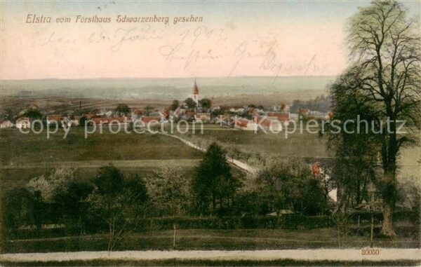 Elstra Blick vom Forsthaus Schwarzenberg