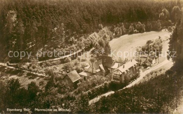 Eisenberg Thueringen Pfarrmuehle im Muehlental