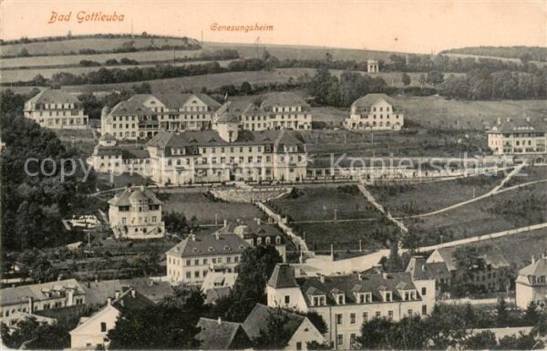 Bad Gottleuba-Berggiesshuebel Genesungsheim Panorama Feldpost