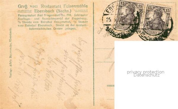 Ebersbach Sachsen Restaurant Felsenmuehle Speisesaal – Bild 2