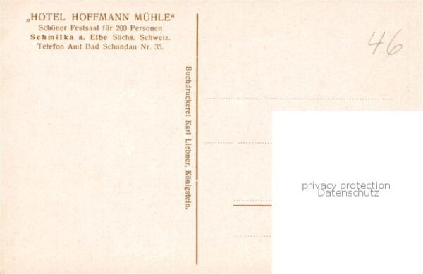 Schmilka Hotel Hoffmann Muehle – Bild 2