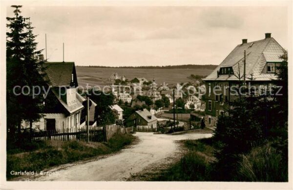 Carlsfeld Erzgebirge Ortspartie