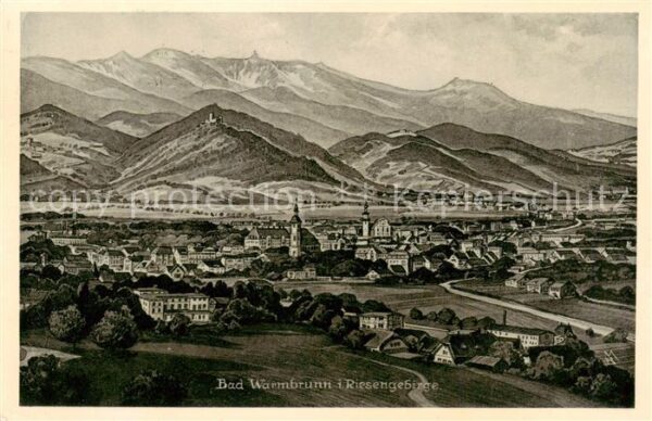 Bad Warmbrunn Cieplice Slaskie-Zdroj Jelenia-Gora Panorama