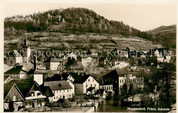 Muggendorf Fraenkische Schweiz Panorama