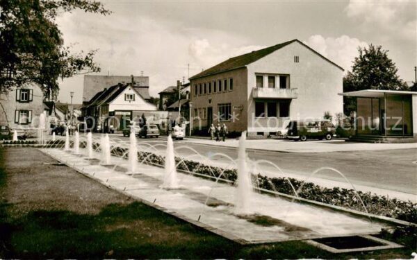 Bad Koenig Odenwald Wasserspiele in den Bahnhofsanlagen
