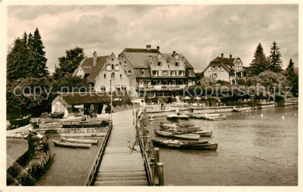 Wasserburg Bodensee Seegarten Hotel Krone