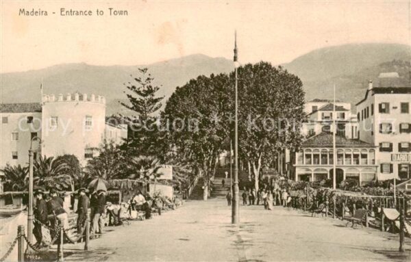 Madeira  Portugal Entrance to Town