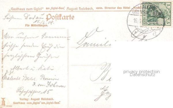 Uglei See Eutin 600jaehrige Riesen Eiche vor dem Gasthaus zum Uglei – Bild 2