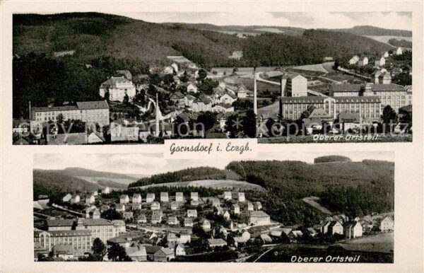 Gornsdorf Panorama Oberer Ortsteil