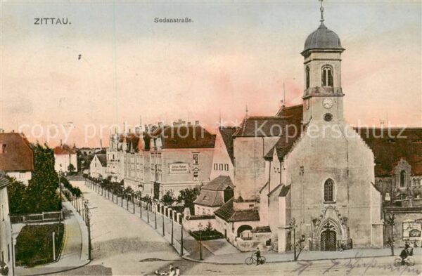 Zittau Sedanstrasse Feldpost