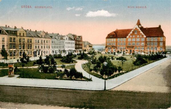 Groeba Riesa Georgplatz Neue Schule