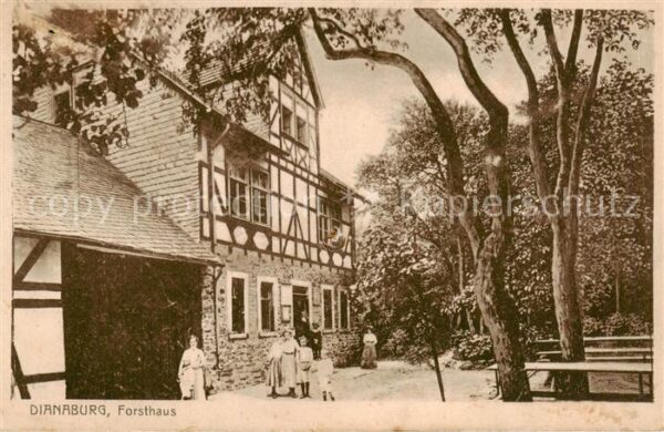 Dianaburg Greifenstein Hessen Forsthaus