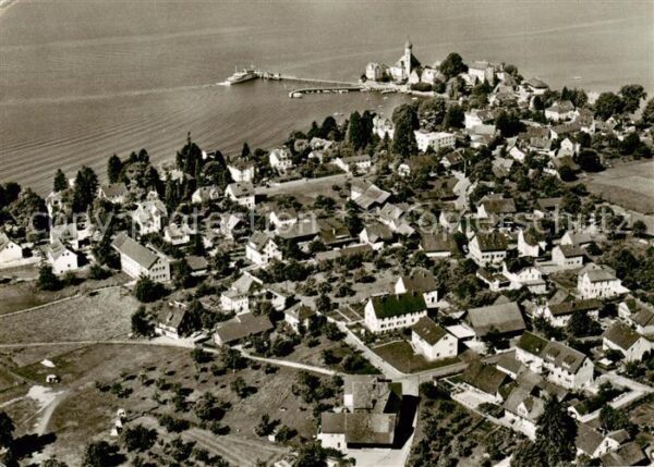 Wasserburg Bodensee Fliegeraufnahme