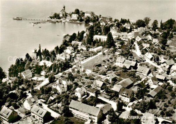 Wasserburg Bodensee Fliegeraufnahme