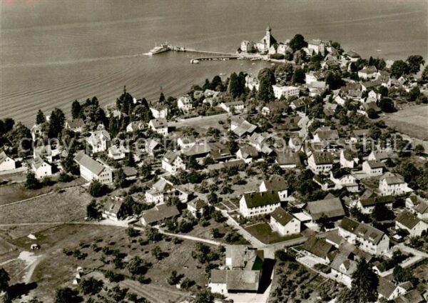 Wasserburg Bodensee Fliegeraufnahme