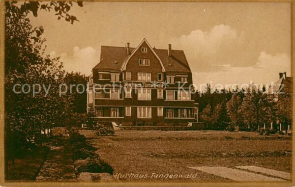 Benneckenstein Harz Kurhaus Tannenwald Christl Hospiz