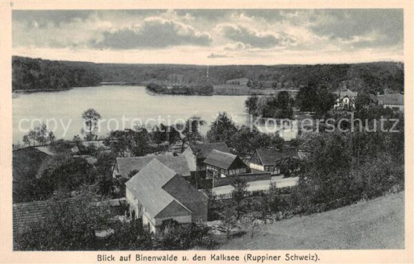 Binenwalde Neuruppin Panorama mit Kalksee