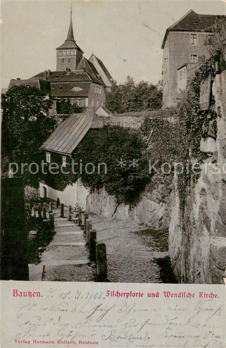 Bautzen Fischerpforte und Wendische Kirche