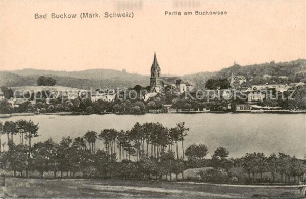 Bad Buckow Maerkische Schweiz Partie am Buckowsee