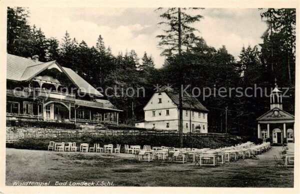 Bad Landeck Schlesien PL Waldtempel