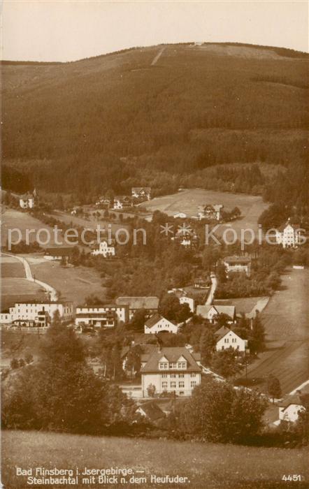 Bad Flinsberg Swieradow Zdroj PL Steinbachtal mit Blick zum Heufuder
