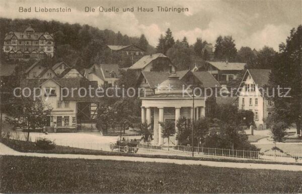 Bad Liebenstein Die Quelle und Haus Thueringen