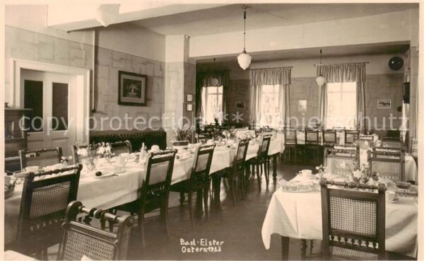 Bad Elster Haus Bauer Restaurant Gastraum