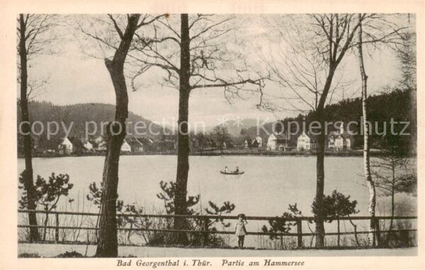 Bad Georgenthal Gotha Partie am Hammersee