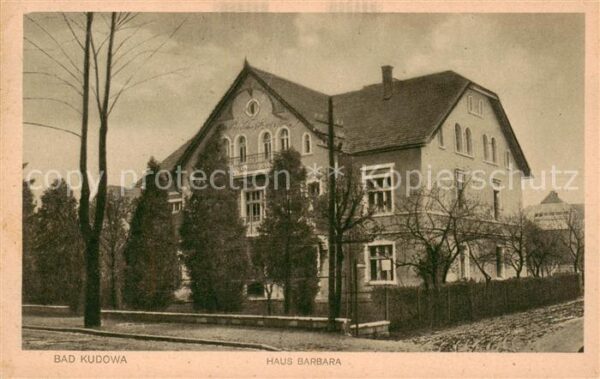 Bad Kudowa Kudowa-Zdroj Niederschlesien PL Haus Barbara
