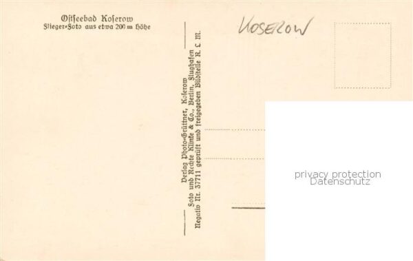 Koserow Ostseebad Usedom Fliegeraufnahme – Bild 2