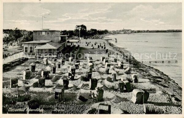 Eckernfoerde Ostseebad Strand
