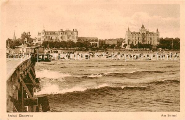Zinnowitz Ostseebad Strandpartie