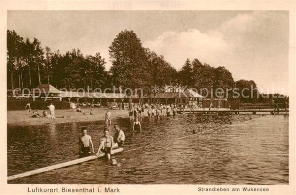 Biesenthal -Bernau Brandenburg Strandleben am Wukensee
