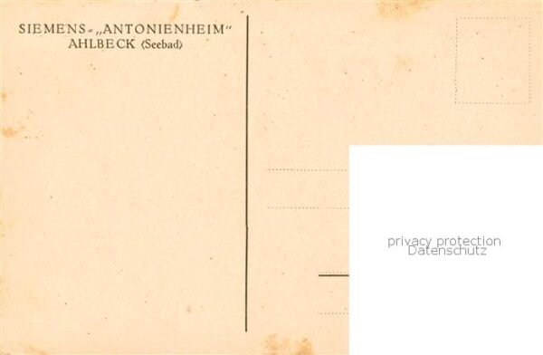 Ahlbeck Ostseebad Siemens Antonienheim – Bild 2