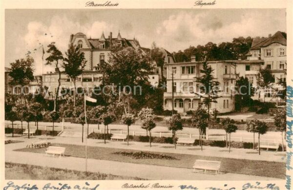 Bansin Ostseebad Promenade mit Strandhotels