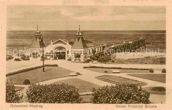 Misdroy Ostseebad Miedzyzdroje PL Kaiser Friedrich Bruecke