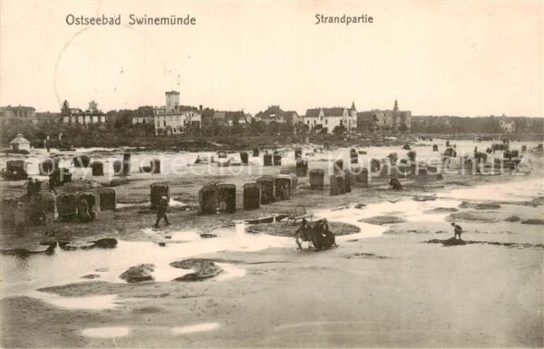 Swinemuende Swinoujscie Strandpartie