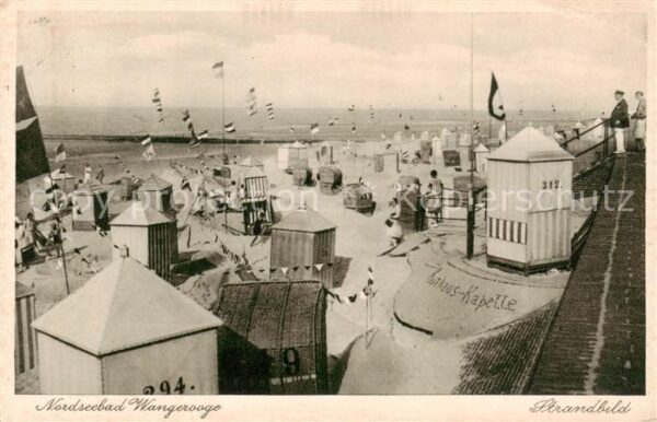 Wangerooge Nordseebad Strandbild