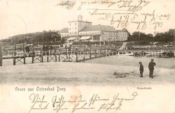 Deep  Mrzezyno Ostseebad PL Seebruecke Strandhotel