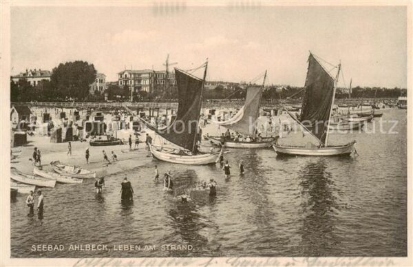 Ahlbeck Ostseebad Strandleben