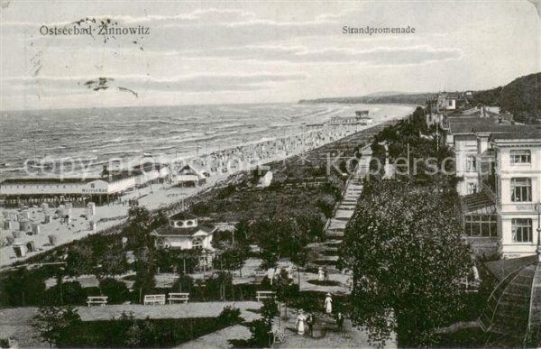 Zinnowitz Ostseebad Strandpromenade
