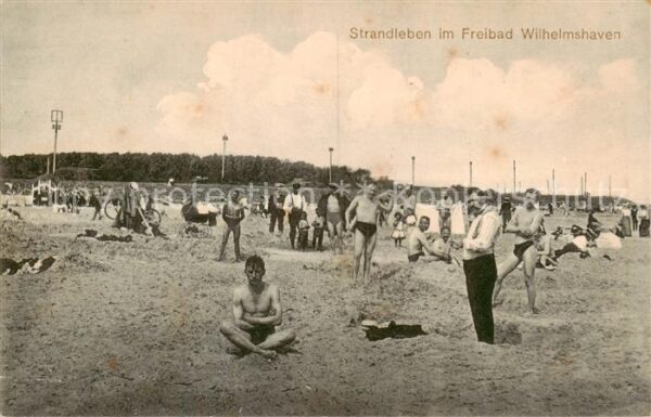 Wilhelmshaven Strandleben im Freibad