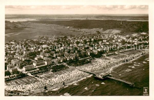 Ahlbeck Ostseebad Fliegeraufnahme