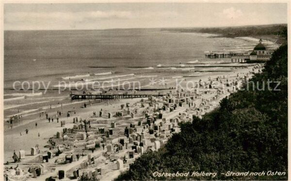 Kolberg  Ostseebad Kolobrzeg PL Strand