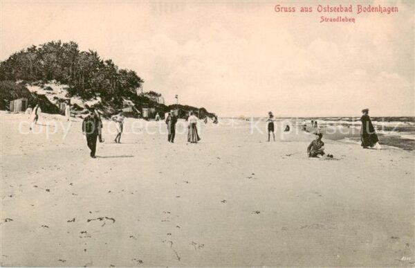 Bodenhagen Kolberg Ostseebad Kolobrzeg PL Strandleben