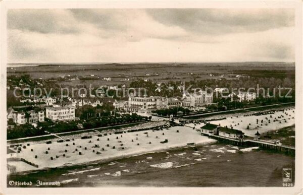 Zinnowitz Ostseebad Fliegeraufnahme
