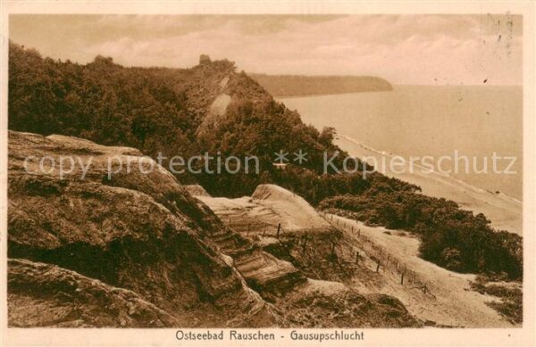 Rauschen Ostseebad Kaliningrad Swetlogorsk RU Gausupschlucht