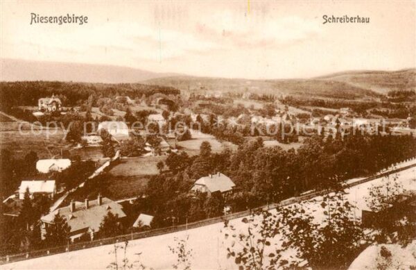 Schreiberhau Szklarska Poreba Riesengebirge PL Panorama