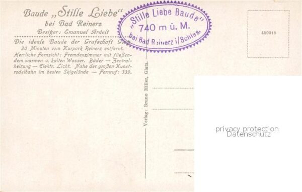 Bad Reinerz Duszniki-Zdrój PL Baude Stille Liebe – Bild 2