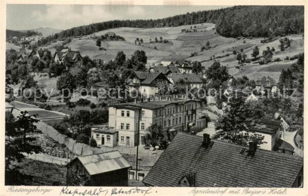 Agnetendorf  Jagniatkow Jelenia Gora Riesengebirge PL mit Beyers Hotel